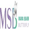 Maria Silver Butterfly logo
